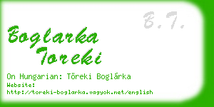 boglarka toreki business card